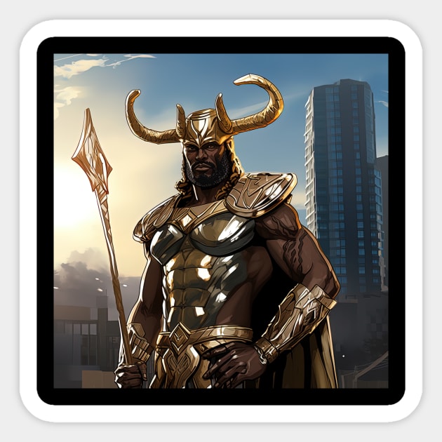 Heimdall Sticker by ComicsFactory